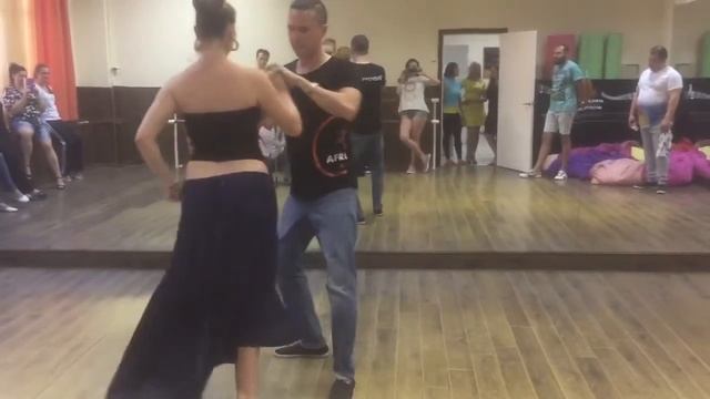After lesson Kizomba demo Sharovatov & Sinyova 13.07.2017 смотреть онлайн