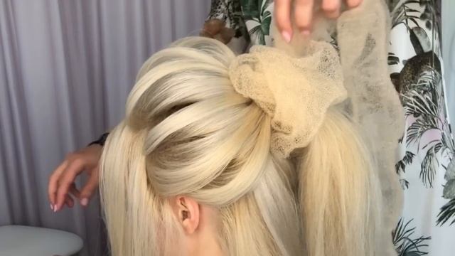 Средний пучок.Wedding Hairstyle. Свадебная прическа | Анна Комарова