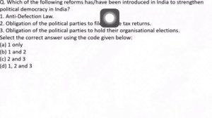 Important Questions From Polity || UPSC || Prelims || 2019 || Tamil