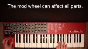 Nord Lead A1 Demo - Tempo Synced Arpeggiators and Delays