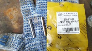 Замена топливоподкачки на экскаваторе-погрузчике JCB. Часть 2. Меняем толкатель насоса.