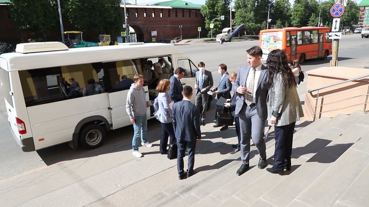 Встреча Министра просвещения Кравцова, губернатора Нижегородской области Никитина со студентами