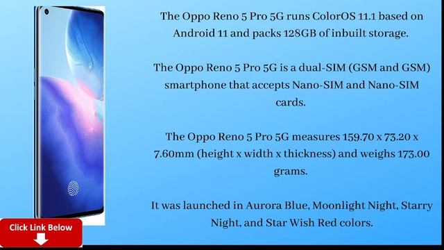 OPPO Reno5 Pro 5G Unboxing And Review Full phone specifications.
