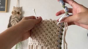 DIY Macrame Phone Bag with Minimalist Adjustable Strap | EASY Macrame Tutorial