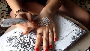 МЕХЕНДИ для начинающих - Как рисовать МЕХЕНДИ