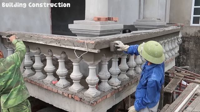 Prefabricated Handrail Installation Technique - How To Install Porch Balustrades Correctly