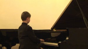 RACHMANINOV. Etude-tableau g-moll Op.33 No.8, MENDELSSOHN. Op.67 No.4 - Vitaly PETROV, piano, 11y.o.