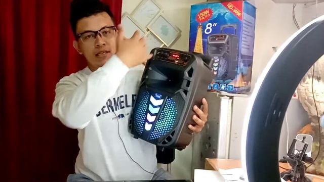 REVIEW SPEAKER BLUETOOTH 8INCI MIC WIRELESS # ND-W96 смотреть онлайн