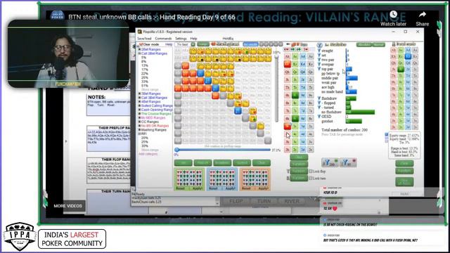 Day 9 - Hand Reading Series (w SmartPokerStudy) | Funchampion смотреть онлайн