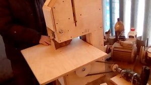 Ленточная пила, с приводом, от дрели.