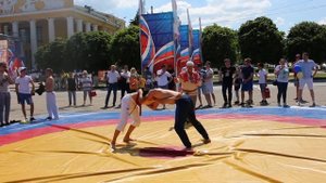 национальная чувашская  борьба  кирешу