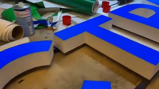 сделать световые буквы