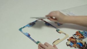 Мягкий пазл "Два тигренка", компания "Ракета"