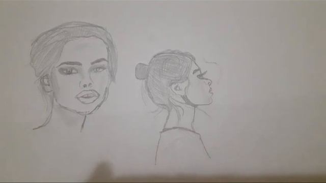 Рисуем карандашом красивое лицо.?????
