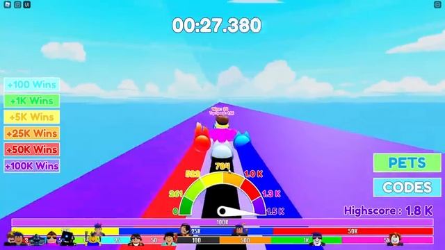 1,000,000 ПОБЕД ЗА СЕКУНДУ В НОВОМ RACE CLICKER В РОБЛОКС! ROBLOX смотреть онлайн