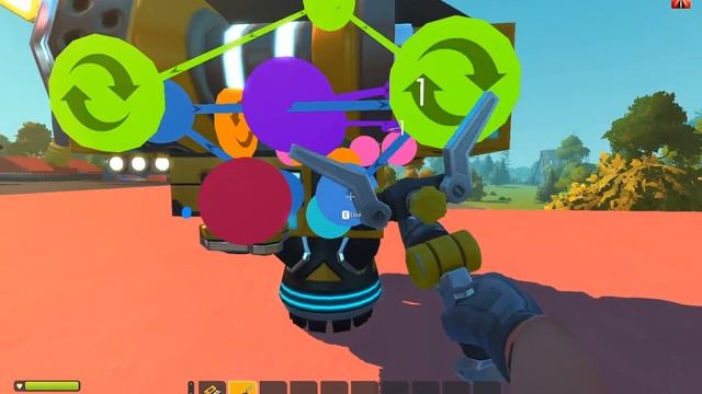 Scrap Mechanic Survival | HowToBuild - HJCP Extrem Small Flyer ( 1 Thruster, Full Control ) Tutoria