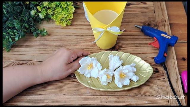Конус из фоамирана своими руками. Букет гладиолусов. #мыловарение #мыло #мыловидео