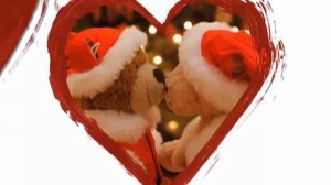 Красивый футаж Любовь на зеленом фоне для вставки фото