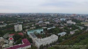 Аэросъемка города Краснодар (кинотеатр "Аврора")