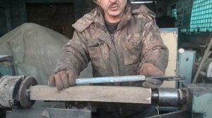 полукруглая стамеска -резец из лопатки сеялки