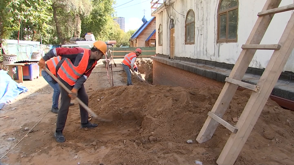 В Москве возводят храм в честь Александра Невского / События на ТВЦ