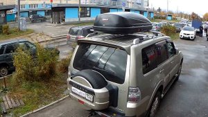 Багажник бокс на крышу Mitsubishi Pajero 4 (2006-2017) в Нижнем Новгороде. АВТоДОП-НН.