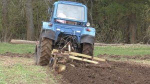 #130 Весенняя вспашка огородов под картофель на мтз-80