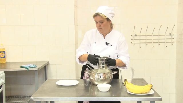 Вкуснейшие оладьи с бананом.