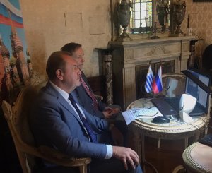 Discurso del Embajador de Rusia en Uruguay Andrey Budaev en la Conferencia del CCOCRU (23.04.2022)