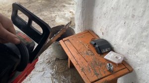 Бензопила Могилёв 5,5 Регулируем карбюратор  (после замены )