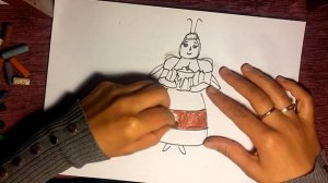 КАК нарисовать БАБУ КАПУ из мультфильма Лунтик и его друзья