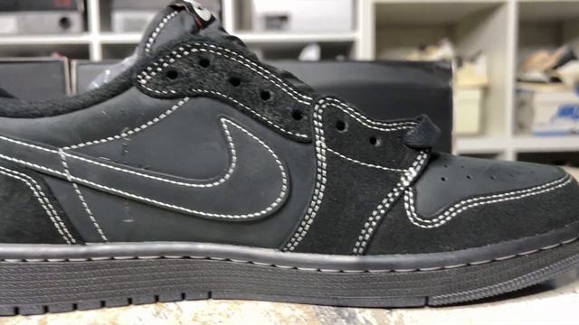 Обзор Jordan 1 low Travis Scott black phantom. Fake vs original. Как отличить подделку от оригинала