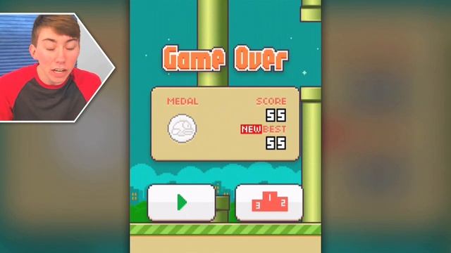 FLAPPY BIRD REMOVED FROM APP STORE (iOS Gameplay Video) смотреть онлайн