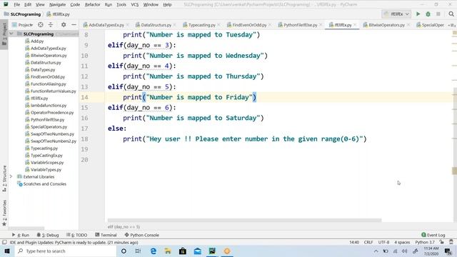 #VcodeAcademy,Core Python Programming with Conditional statements(if/else)