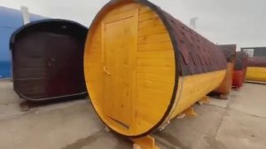 #ОБЗОР #Баня-бочка 4 метра