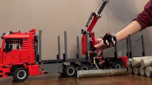 MAN TGX TIMBER TRUCK LEGO TECHNIC / Лесовоз Лего Техник