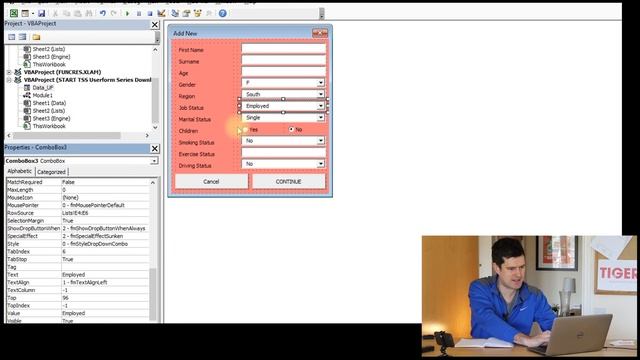Excel Userforms for Beginners (4/10) – Use Excel VBA to Create A Userform and Manage a Database