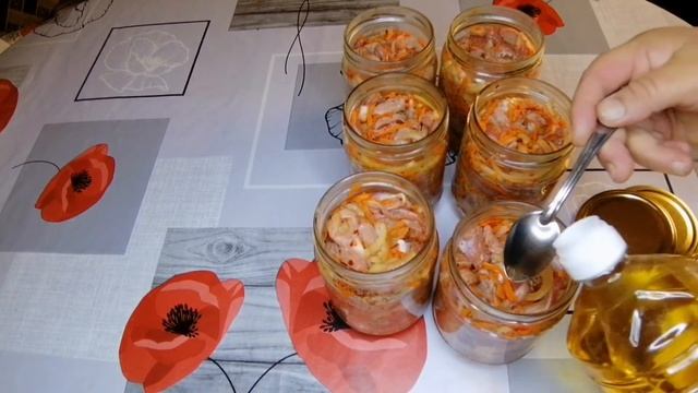 Куриные желудки в автоклаве"домашний стандарт".