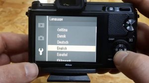 How to Change Language on #Nikon 1 V1