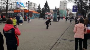 Флешмоб в честь Майкла Джексона г. Челябинск
