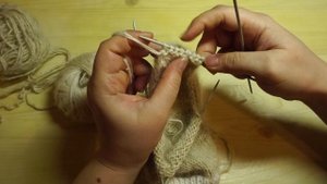 РукамиMADE #2::Носки из собачьей шерсти спицами