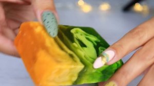 ASMR Satisfying SOAP Tapping Carving Scratching 100% TINGLES | АСМР Резка мыла ШЕПОТ 100% МУРАШКИ