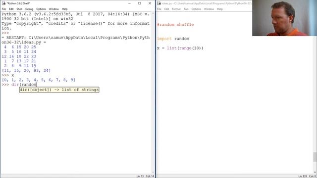 Python Basics Random Shuffle