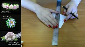 Мастер-класс  " Как сделать шаблон для круглых бантиков "