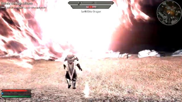 Skyrim Full mod - Elder Dragon vs Battle Mage = Epic Fight (2/2) смотреть онлайн