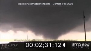Close Tornado Intercepts in Oklahoma - 4/26/2009 Roger Mills County, OK