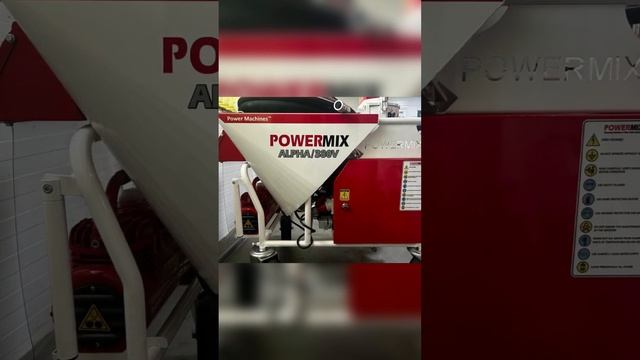 Штукатурная станция Powermix Alfa 380 В - короткий обзор