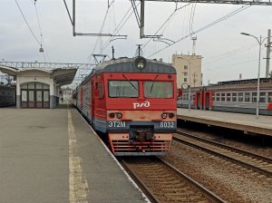 Поездка на ЭТ2М 8032. Санкт-Петербург Финляндский - Мга