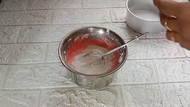 1/4 kg red velvet cake recipe/ cute mini cake recipe/ perfect1/4 kg red velvet cake recipe/mini cak