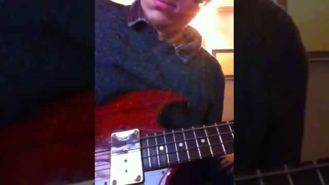 Epiphone with 70s eb0 vintage pickup смотреть онлайн